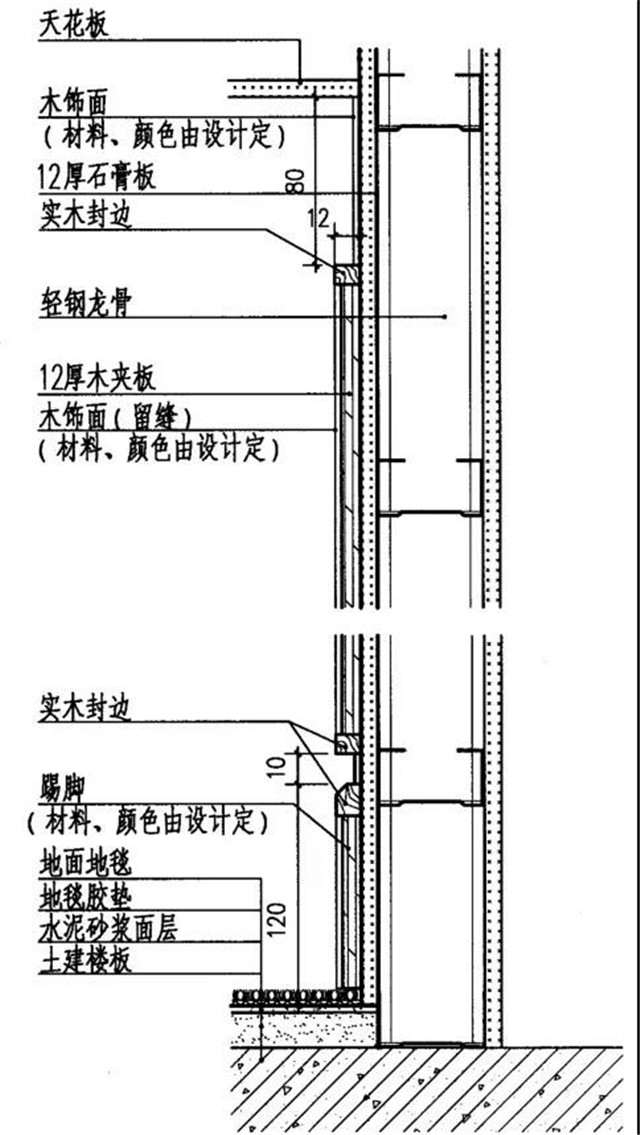 護墻安裝圖紙11