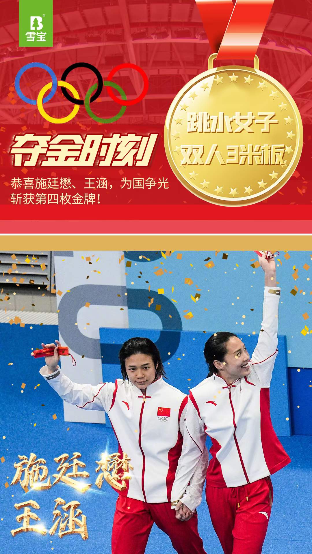 3米板雙人女子施廷懋和王涵