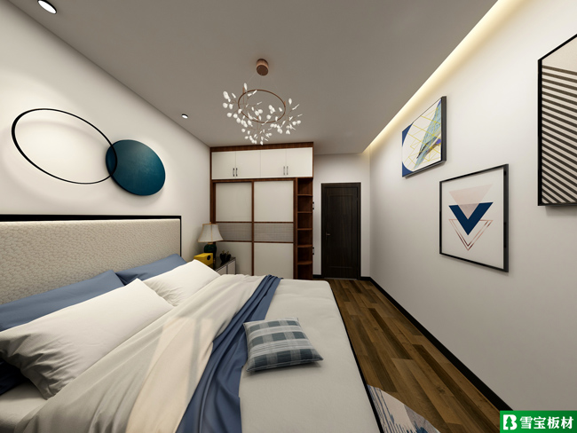 次臥設(shè)計(jì)方案效果圖