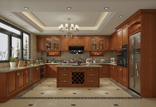 美式廚房設計圖