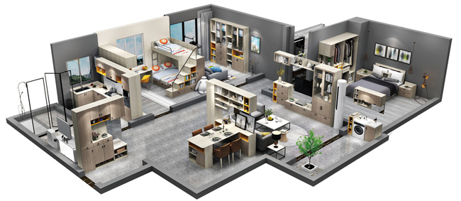 ȫ�ݶ���Ч���D