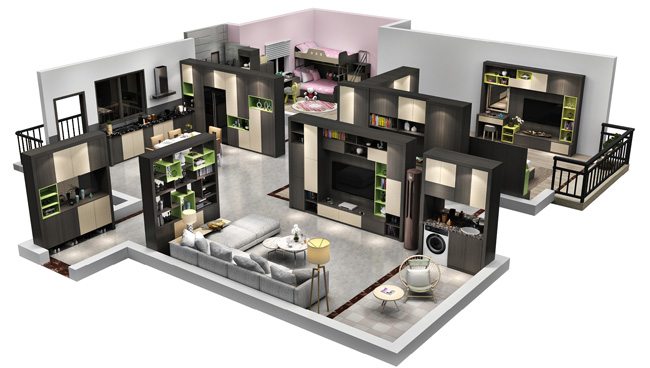 ȫ�ݶ���Ч���D