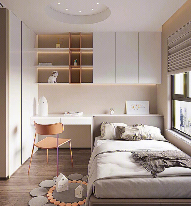 小臥室用這個定制方案絕不浪費一平方!
